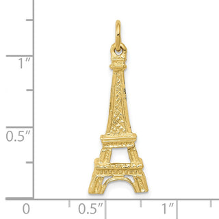 10K Yellow Gold Eiffel Tower Charm