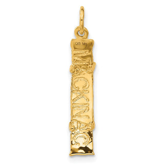 10K Yellow Gold Mackinac Bridge Charm