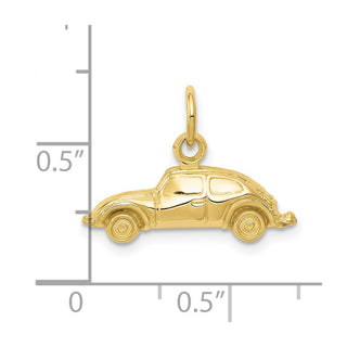 10K Yellow Gold Car Charm