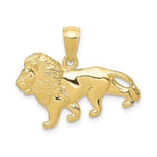 10k Yellow Gold Lion Pendant 10k4867