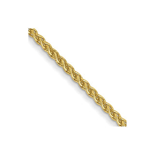 16" 10k Yellow Gold 1.05mm Spiga Chain