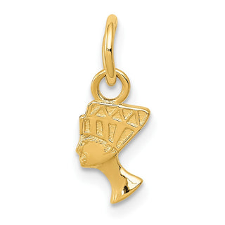 10K Yellow Gold Nefertiti Charm 10ZC443